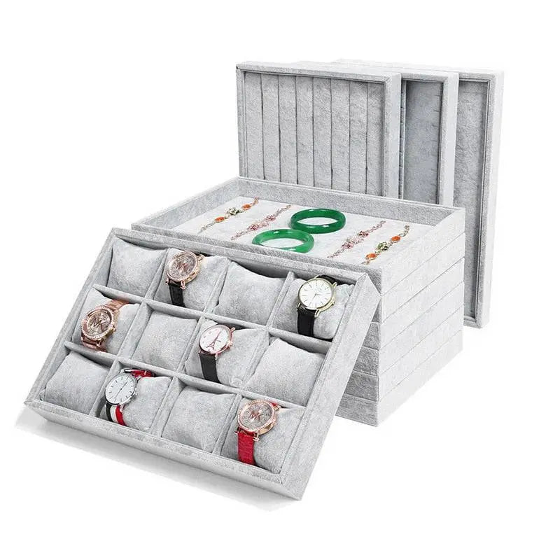 Pinnacle Luxury Stack Style Jewelry Box - Pinnacle Luxuries