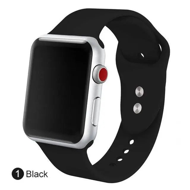 Pinnacle Sport Fitness Silicone Apple Watch Band - Pinnacle Luxuries