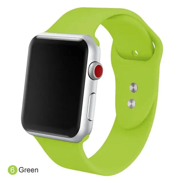 Pinnacle Sport Fitness Silicone Apple Watch Band - Pinnacle Luxuries