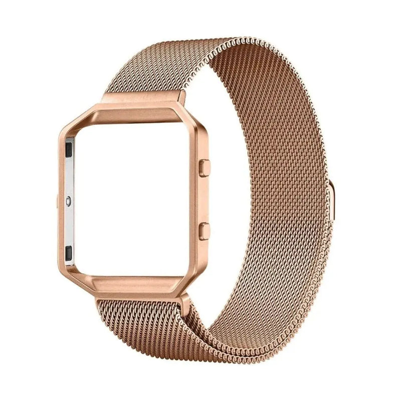 Fitbit Blaze Prestige Stainless Steel Mesh Loop Band - Avontic