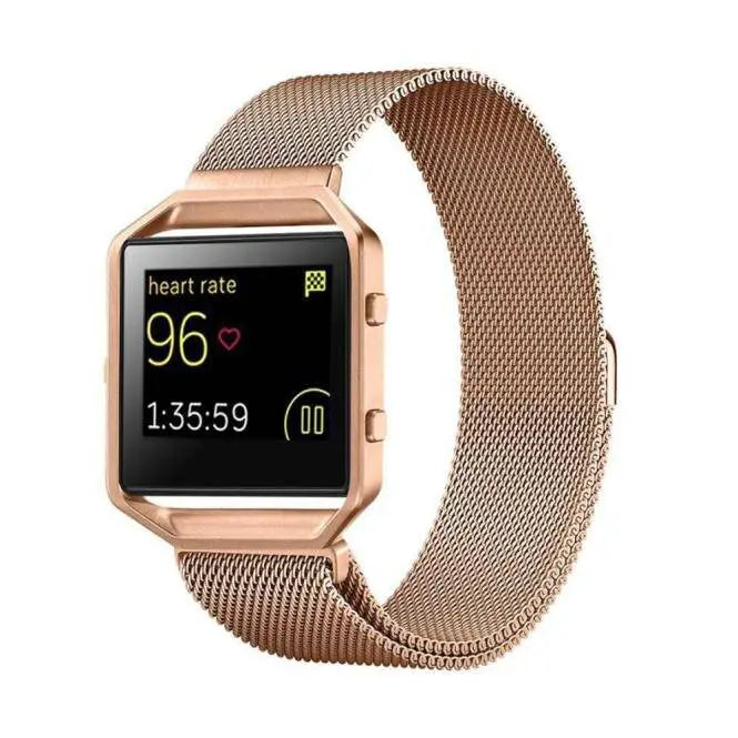 Fitbit Blaze Prestige Stainless Steel Mesh Loop Band - Pinnacle Luxuries