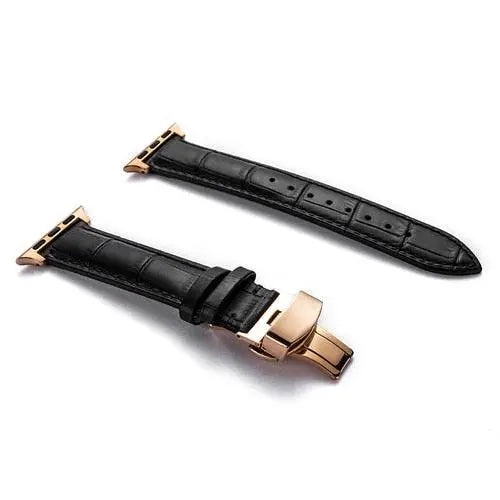 Genuine Cowhide Leather Apple Watch Band - Pinnacle Luxuries