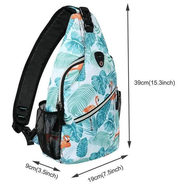 Shoulder Sling Laptop Backpack Travel Bag - Pinnacle Luxuries