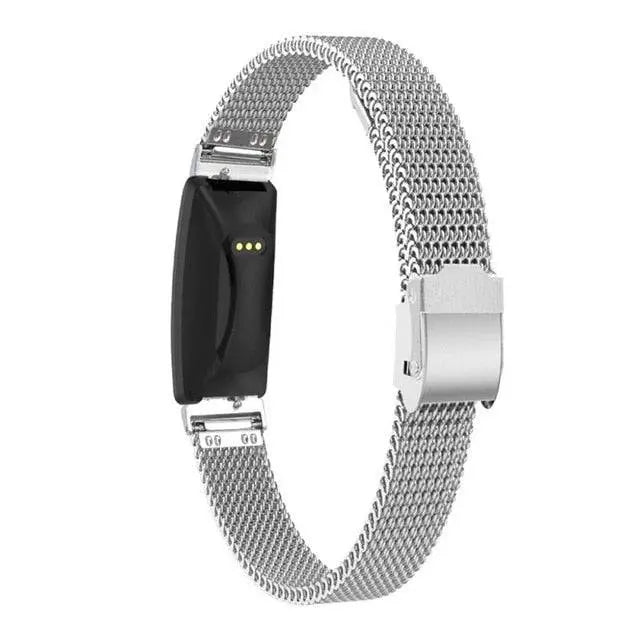 Fitbit Inspire Hr Stainless Steel Mesh Loop Band - Avontic