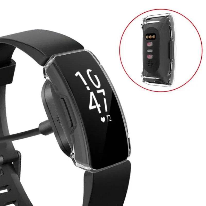 Premiere Fitbit Inspire Hr Screen Protector Case - Pinnacle Luxuries