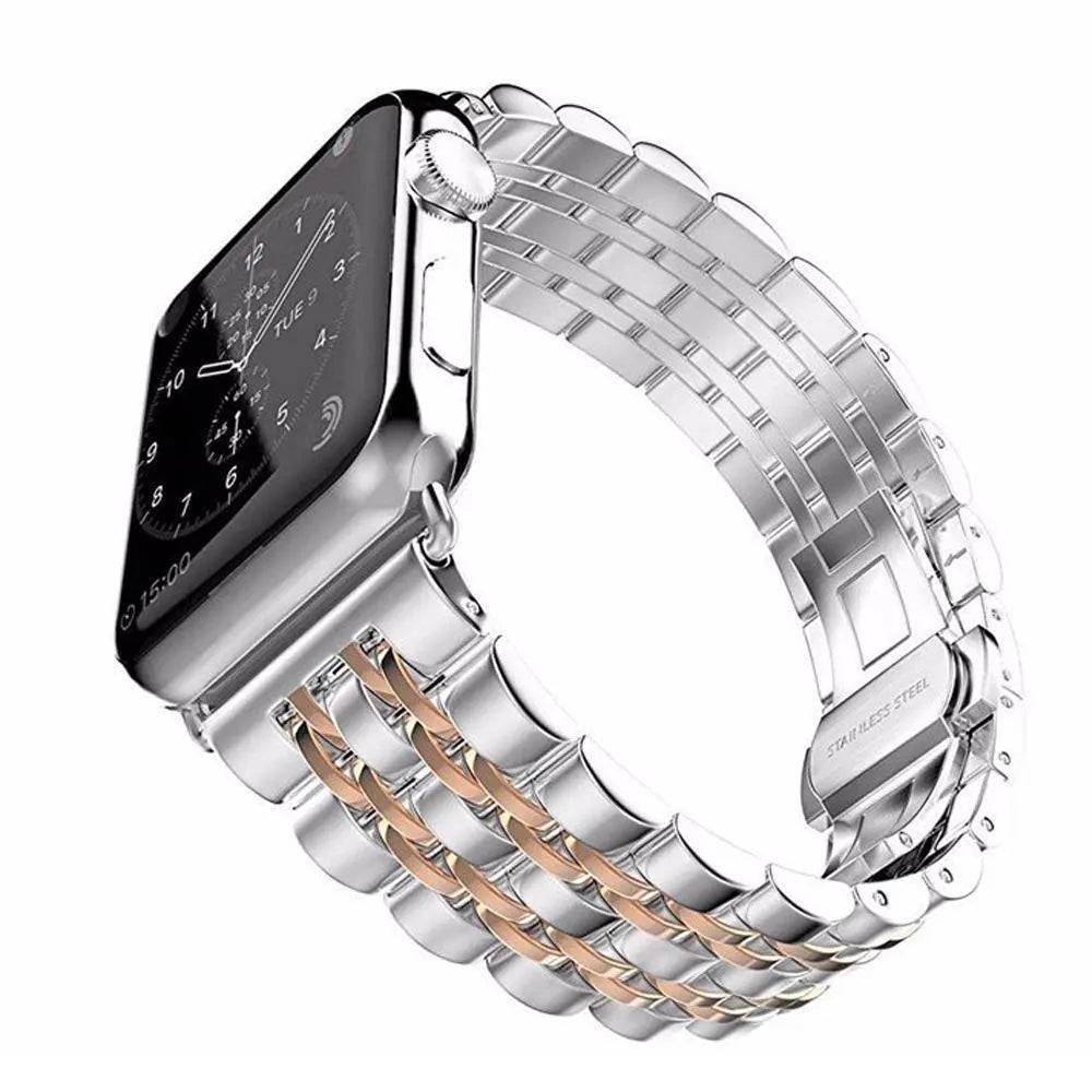 Regal Triple Link Apple Watch Band - Pinnacle Luxuries