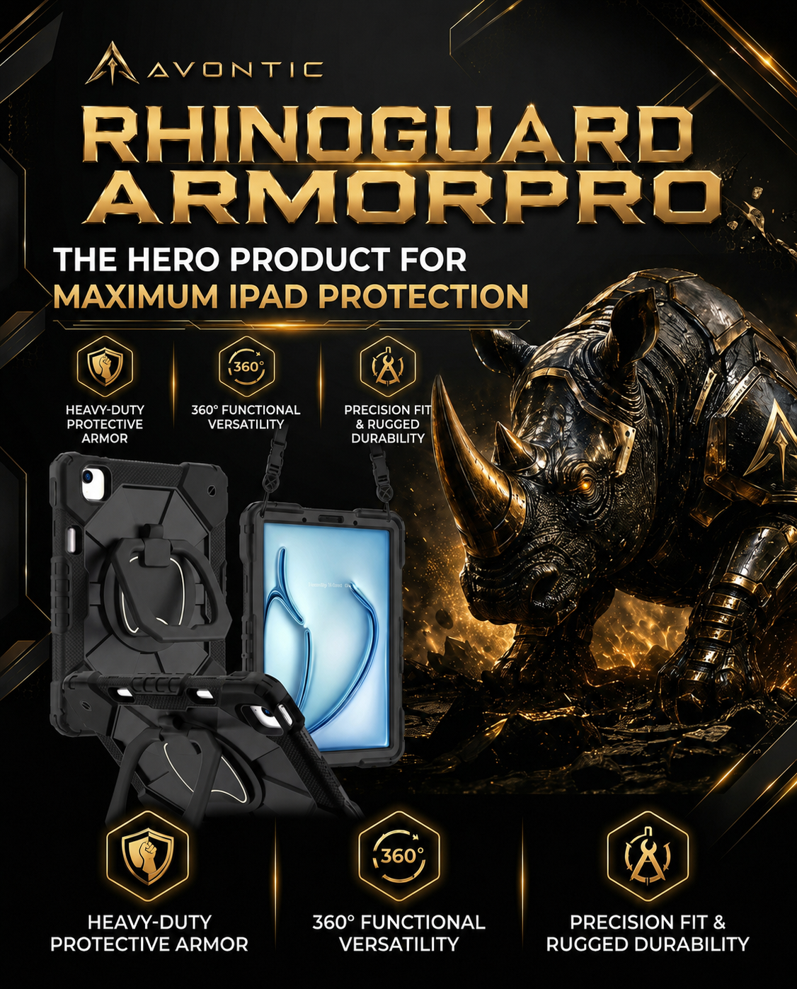 RhinoGuard Pro vs. ArmorPro: Which iPad Case Fits Your Routine? — Avontic Journal