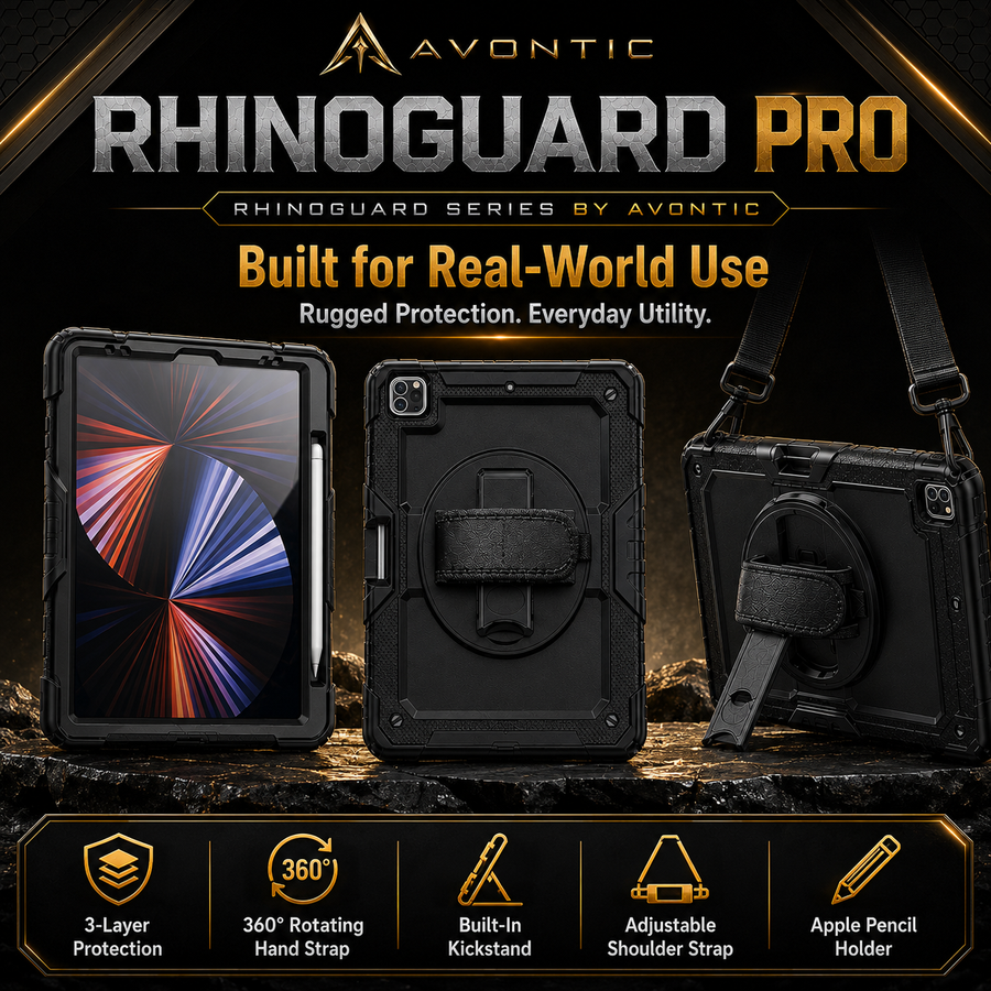 Complete iPad Protection Setup: Case, Screen Protector, Stylus and Carrying