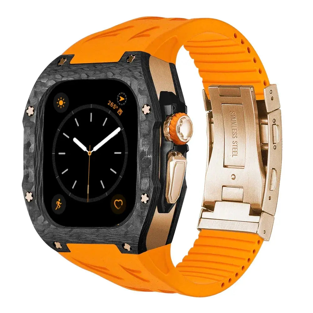 TitanCarbon Luxury Modification Kit for Apple Watch Ultra 2/1 - Avontic
