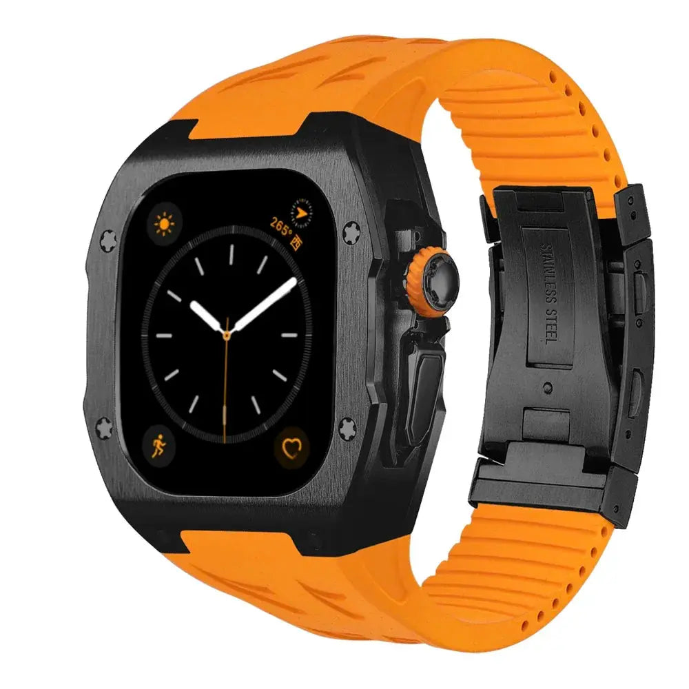 TitanCarbon Luxury Modification Kit for Apple Watch Ultra 2/1 - Pinnacle Luxuries