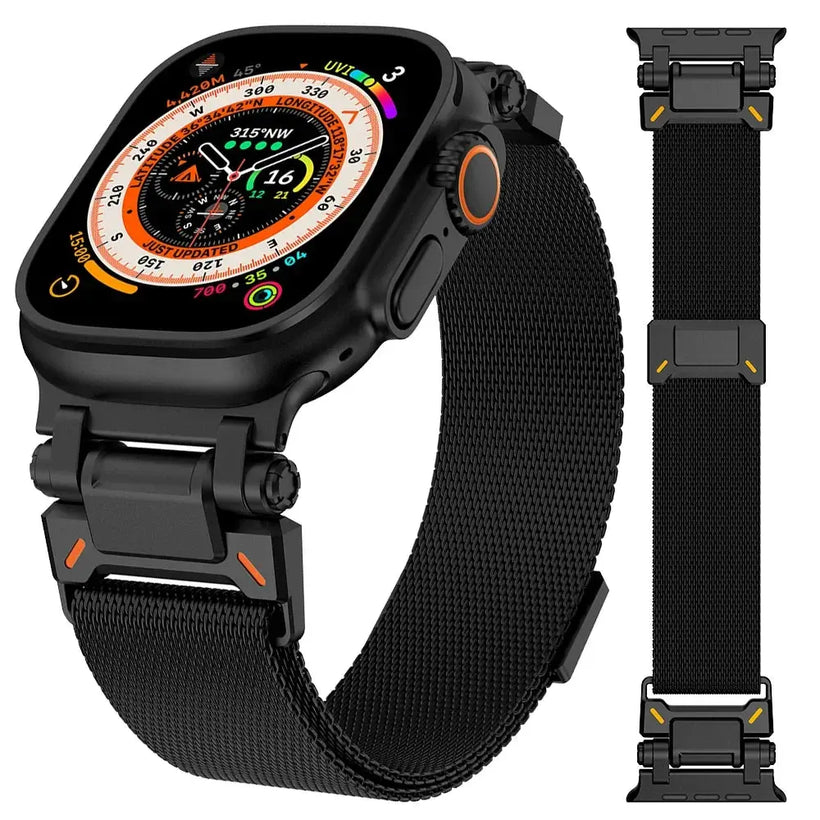 TitaniumFusion Band - Premium Milanese Loop for Apple Watch Series 10
