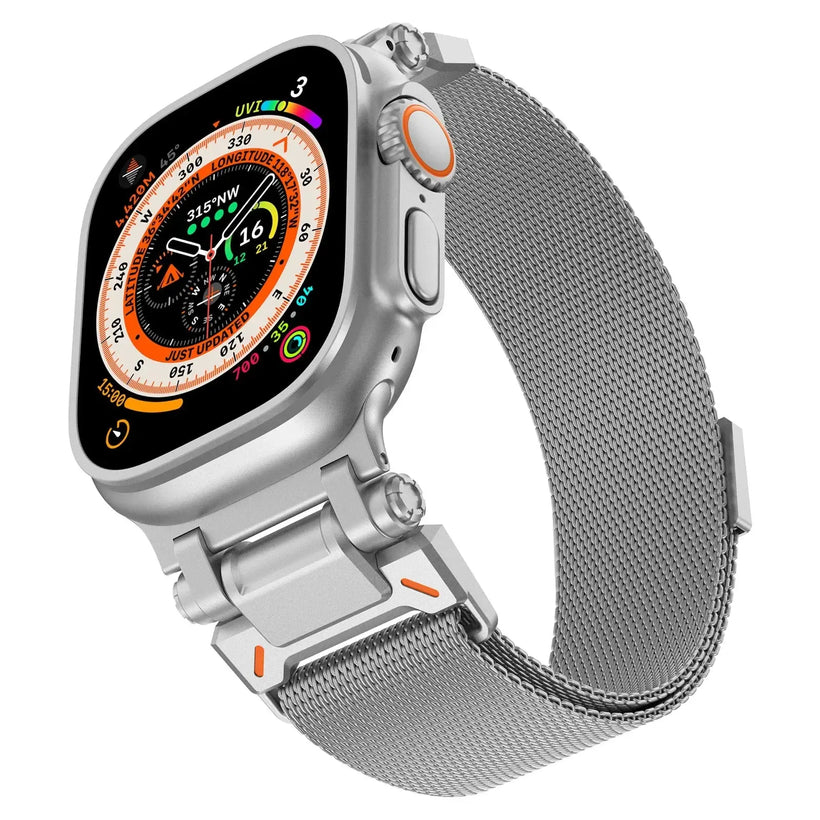TitaniumFusion Band - Premium Milanese Loop for Apple Watch Series 10