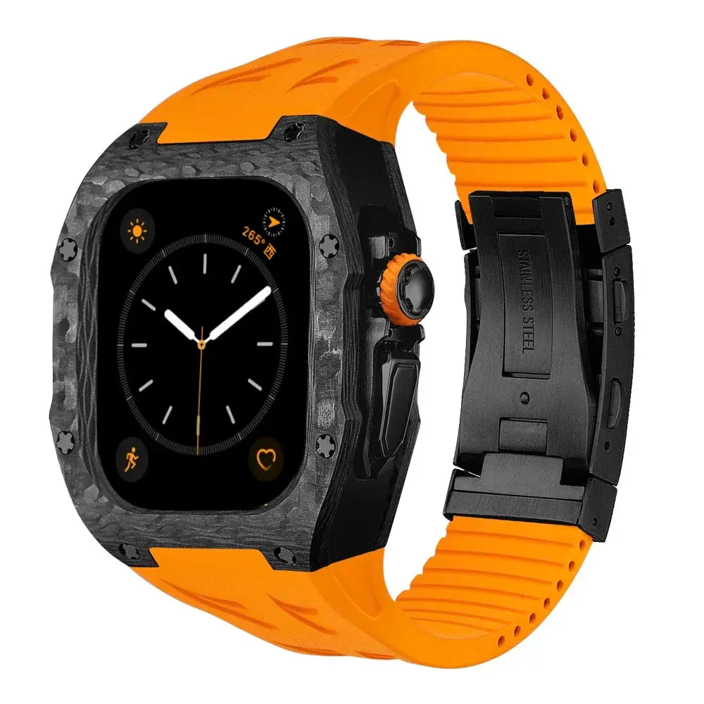 TitanCarbon Luxury Modification Kit for Apple Watch Ultra 2/1 - Avontic