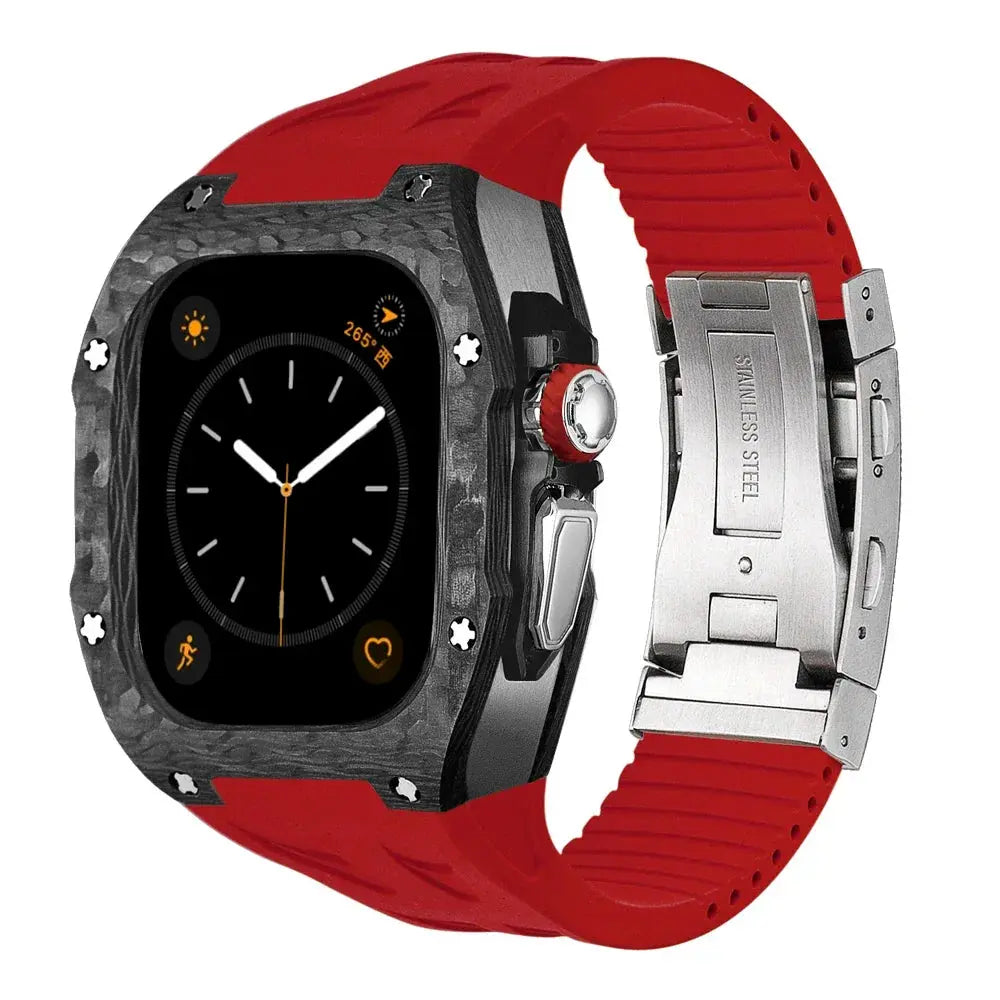 TitanCarbon Luxury Modification Kit for Apple Watch Ultra 2/1 - Avontic