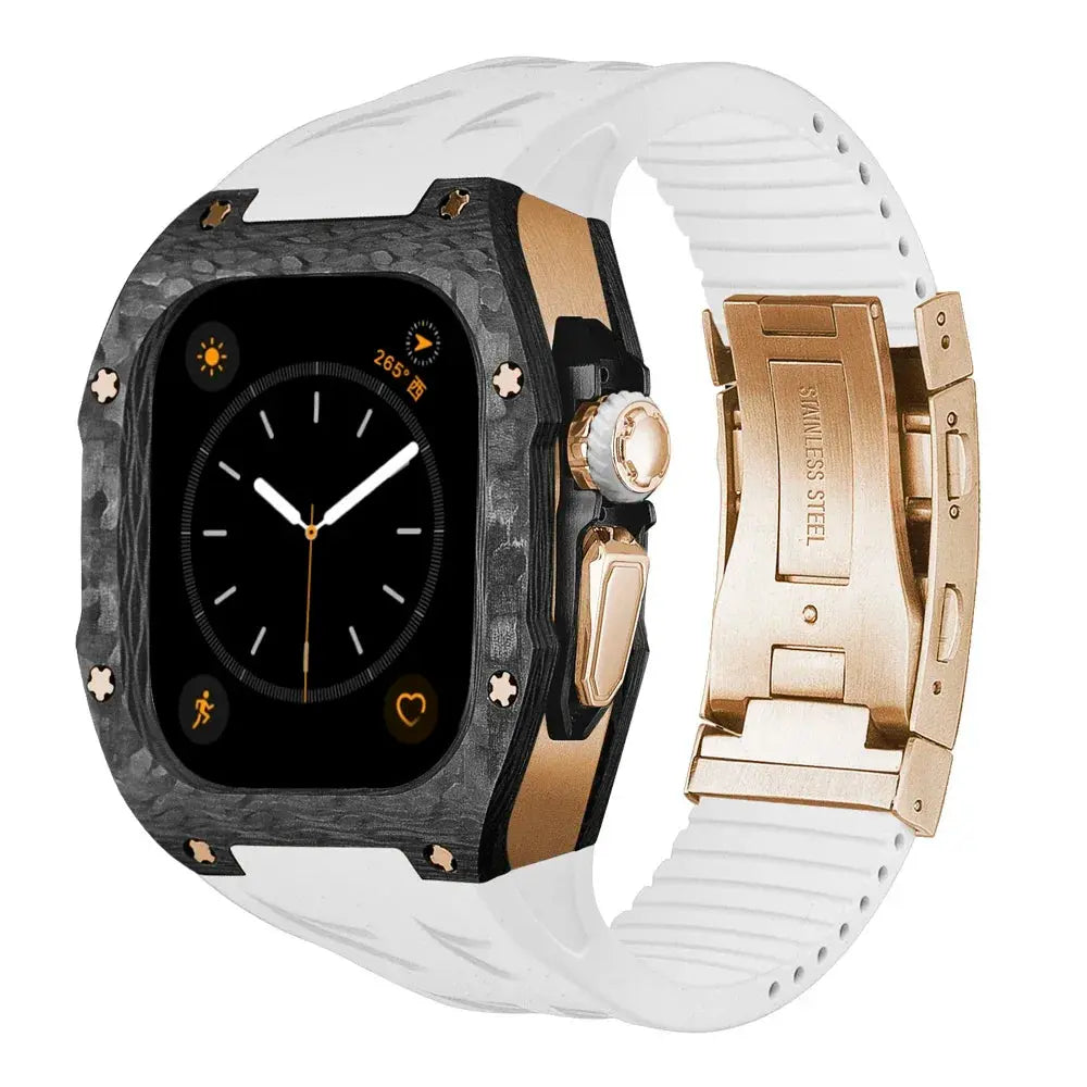 TitanCarbon Luxury Modification Kit for Apple Watch Ultra 2/1 - Avontic