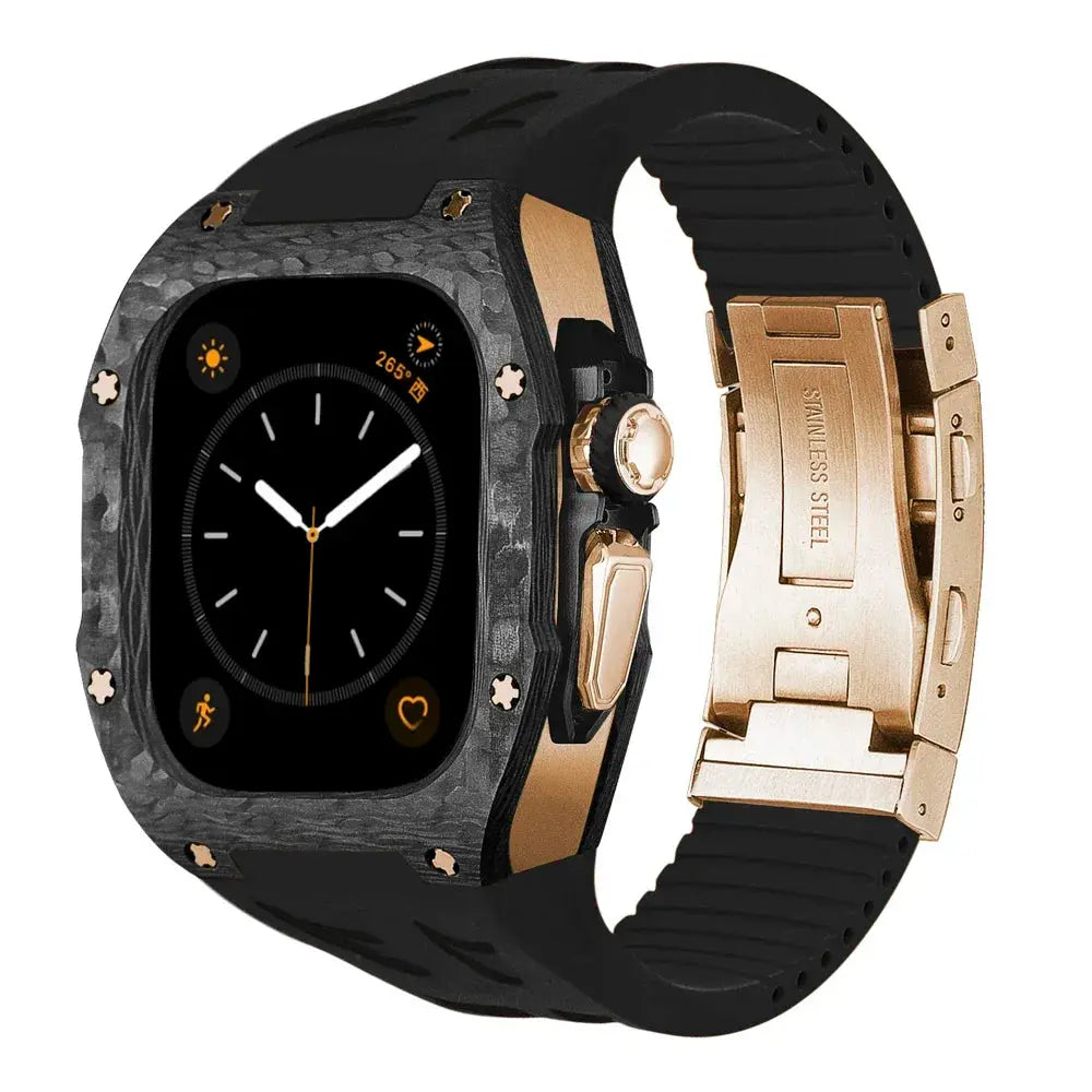 TitanCarbon Luxury Modification Kit for Apple Watch Ultra 2/1 - Avontic