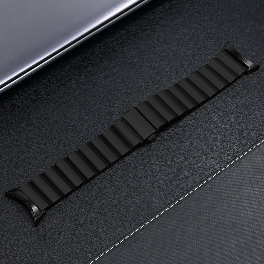 TitanGuard™ Pure Titanium Link Band for Google Pixel Watch 3 & 4 (45mm) – Grade 5 Titanium