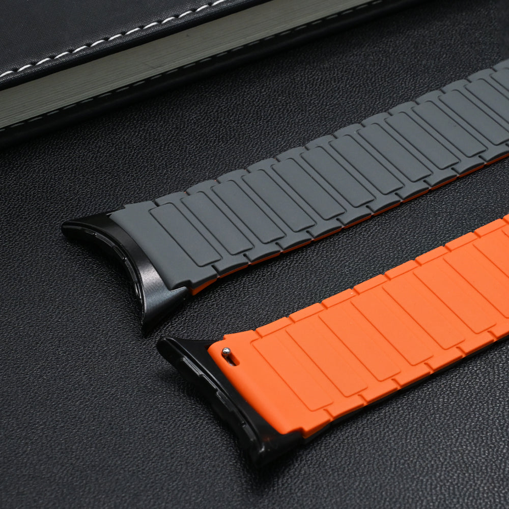 MagnoFlex™ Sport Band for Google Pixel Watch 3 & 4 (45mm) – Magnetic Silicone Performance Strap