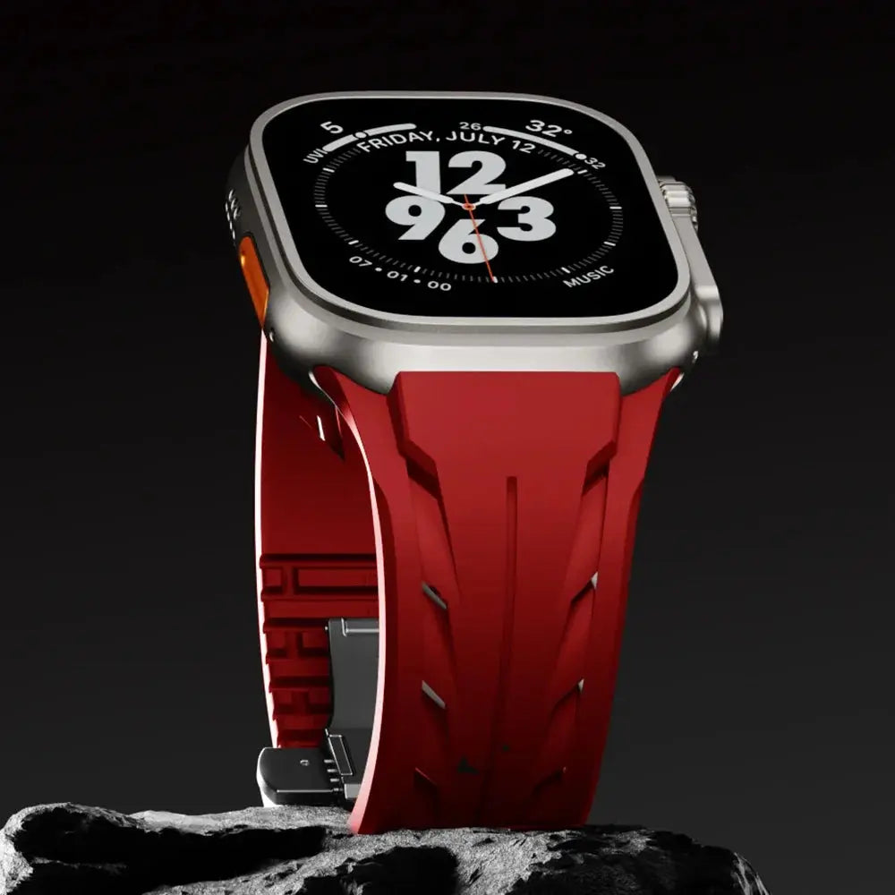 Cut To Size Silicone Strap for Apple Watch Ultra 1/2 49mm 45mm 44mm 42mm Premium Silicone Band for Iwatch Series 9 8 7 6 5 4 Se Avontic