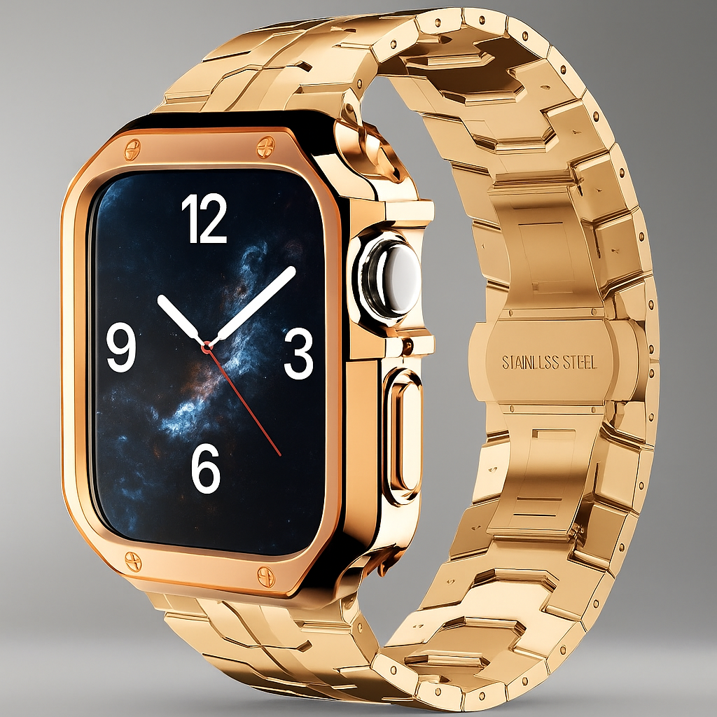 TitaniumGuard™ Ascend Series – Titanium Band & Protective Case for Apple Watch Ultra & Series 11/10/9/8/7