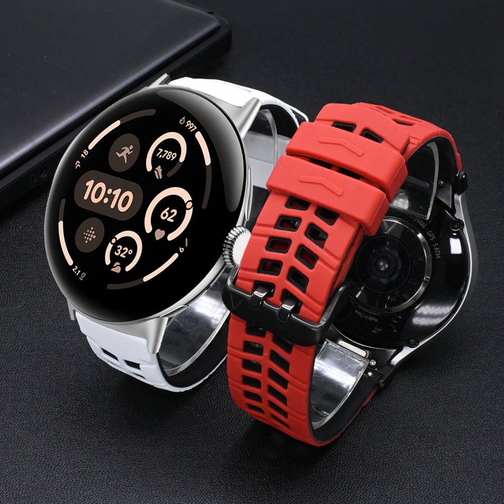 Premium Silicone Sport Band for Google Pixel Watch 3 & 4 (45mm) – No Gaps Quick Fit