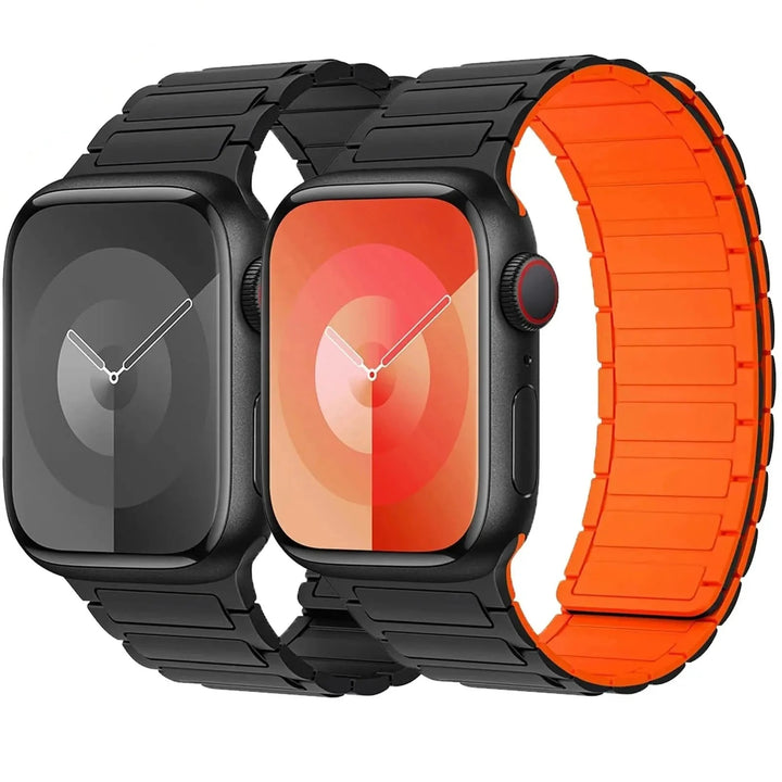 MagnaFlex Pro 2-Pack Magnetic Loop Bands for Apple Watch Series 12 (42/46mm) & Ultra 4 (49mm)
