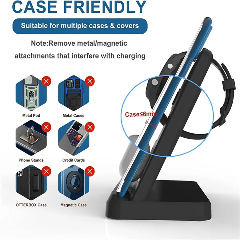Avontic PowerHub - 3-in-1 Wireless Charging Station For Samsung — product view 8