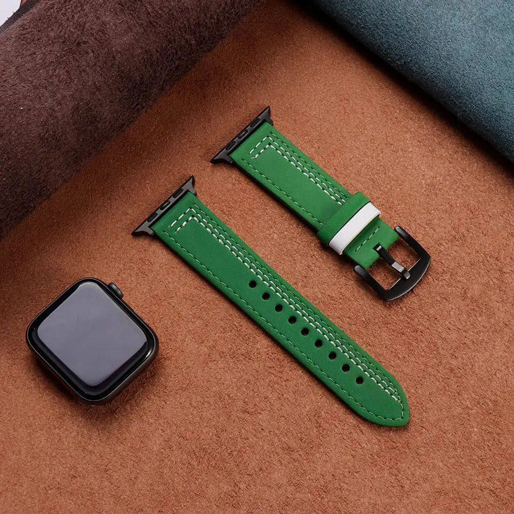 LuxeLeather FitBand for Apple Watch Series 12 (42/46mm) & Ultra 4 (49mm) — product view 19