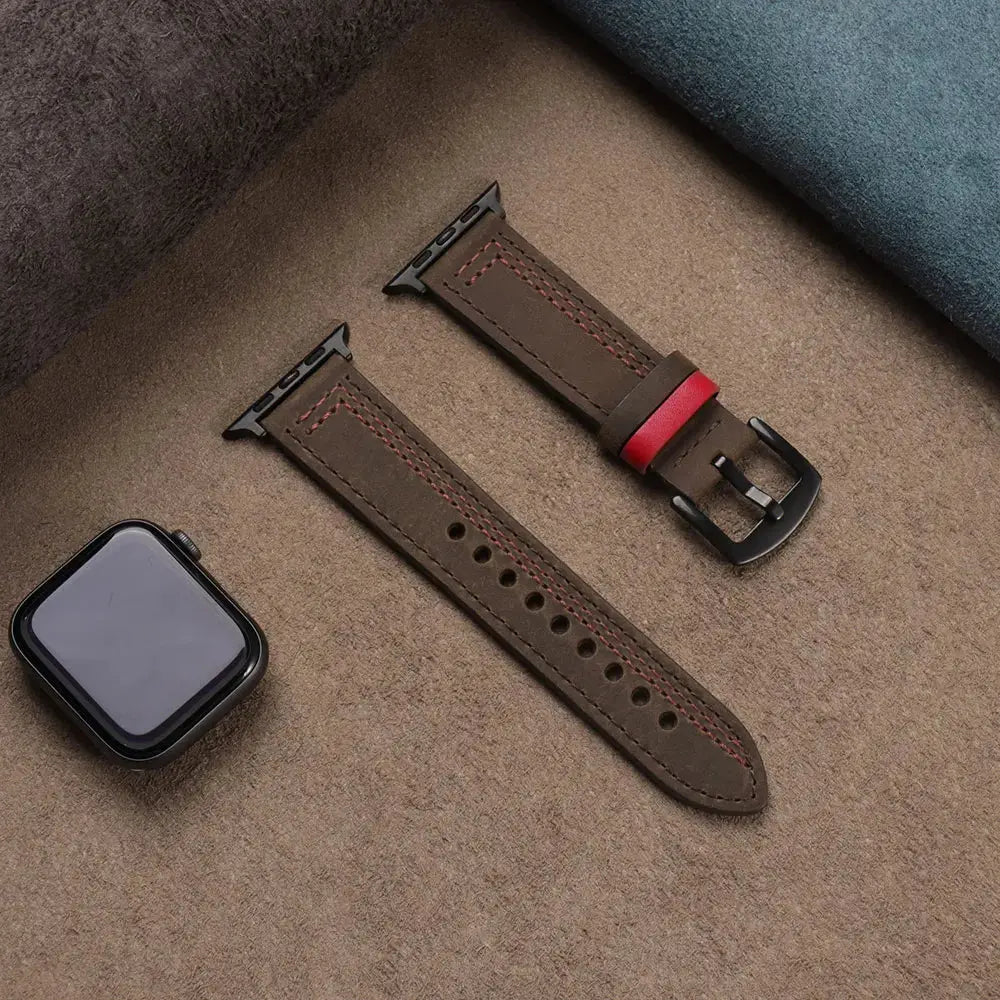 LuxeLeather FitBand for Apple Watch Series 12 (42/46mm) & Ultra 4 (49mm) — product view 7