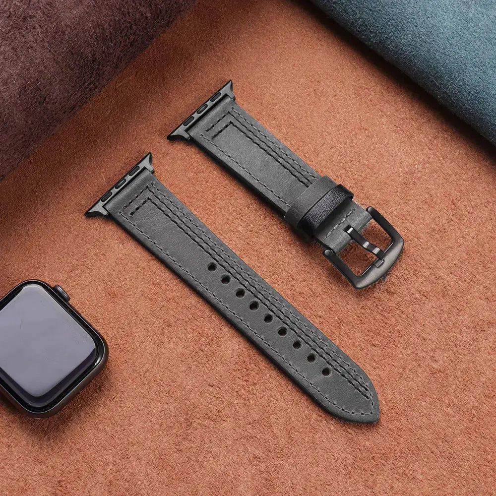 LuxeLeather FitBand for Apple Watch Series 12 (42/46mm) & Ultra 4 (49mm) — product view 14