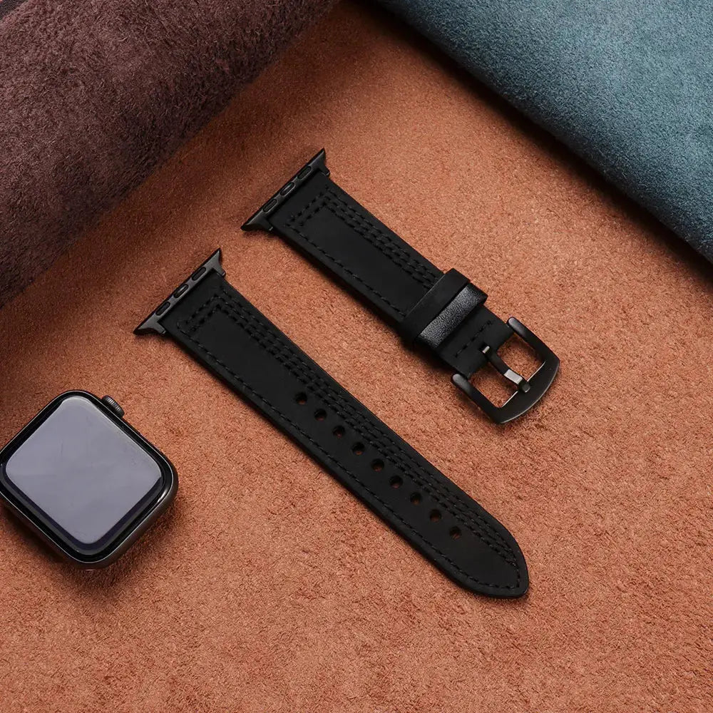 LuxeLeather FitBand for Apple Watch Series 12 (42/46mm) & Ultra 4 (49mm)