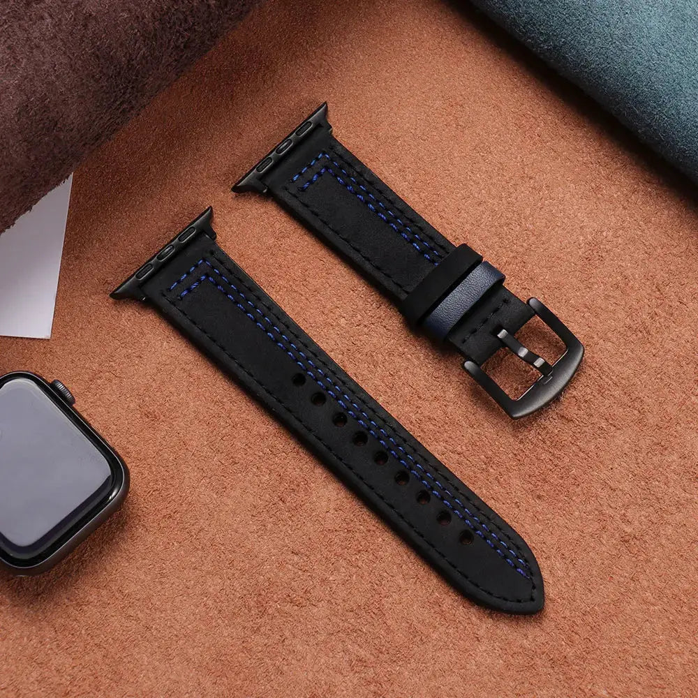 LuxeLeather FitBand for Apple Watch Series 12 (42/46mm) & Ultra 4 (49mm) — product view 5