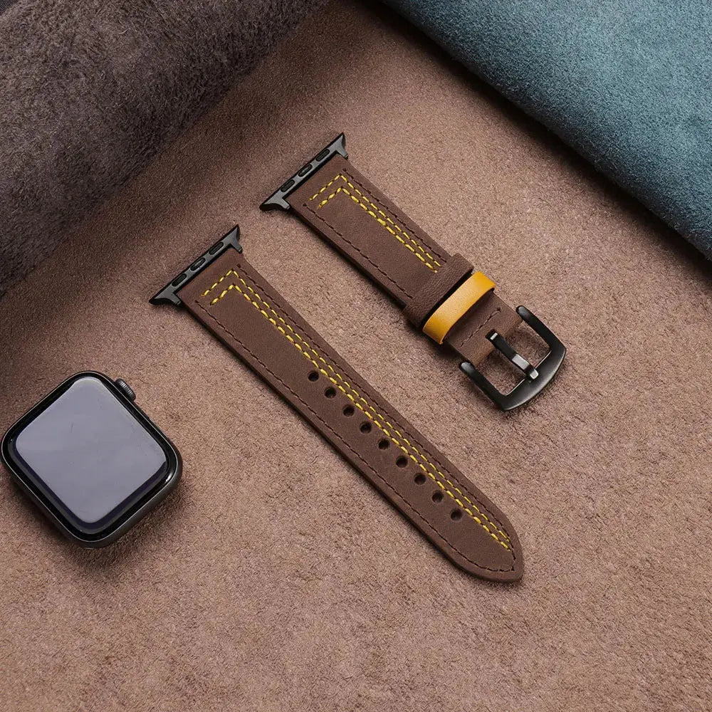 LuxeLeather FitBand for Apple Watch Series 12 (42/46mm) & Ultra 4 (49mm) — product view 8