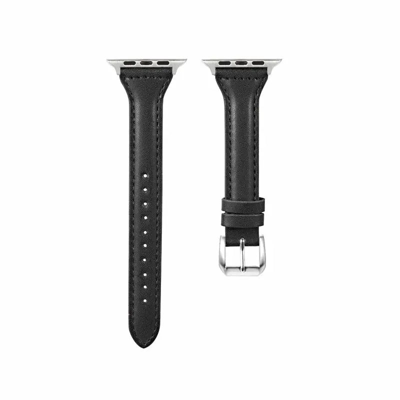 Ethereal Slim Genuine Leather Band for Apple Watch Series 12 (42/46mm) & Ultra 4 (49mm)