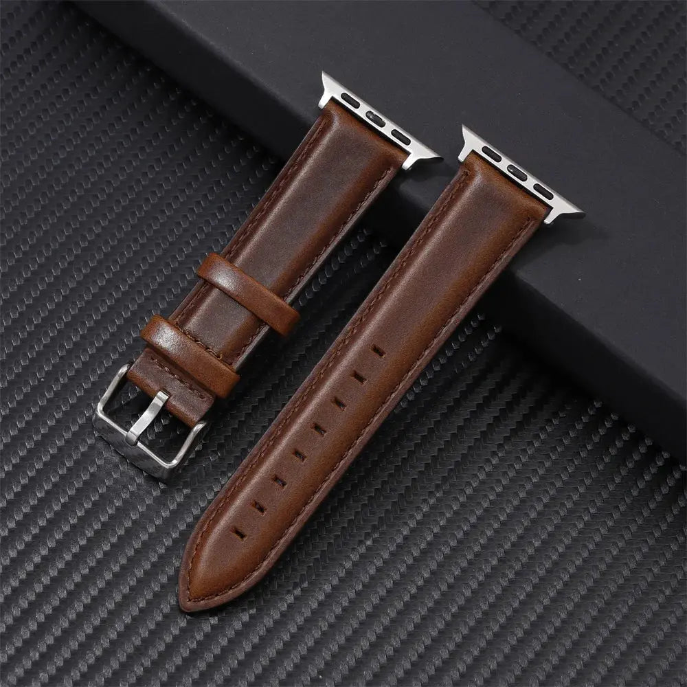 EliteLeather Genuine Calfskin Watchband for Apple Watch - Avontic