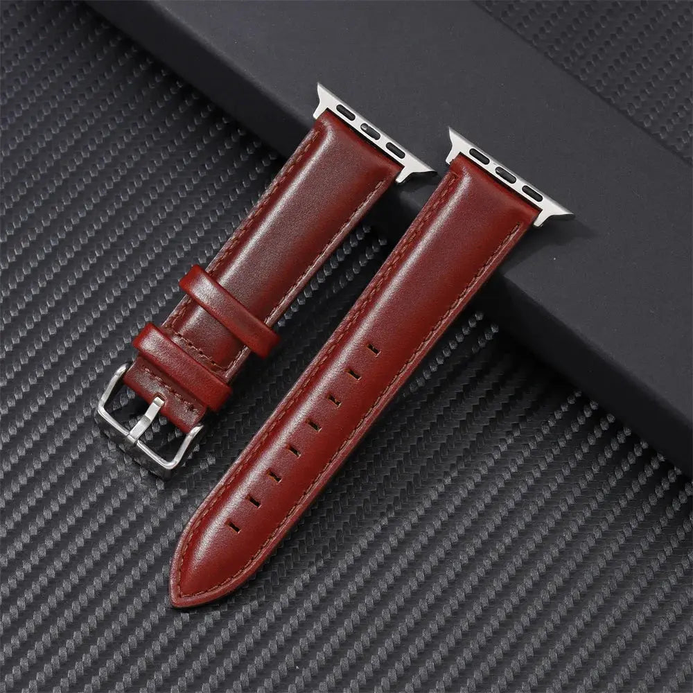 EliteLeather Genuine Calfskin Watchband for Apple Watch - Avontic