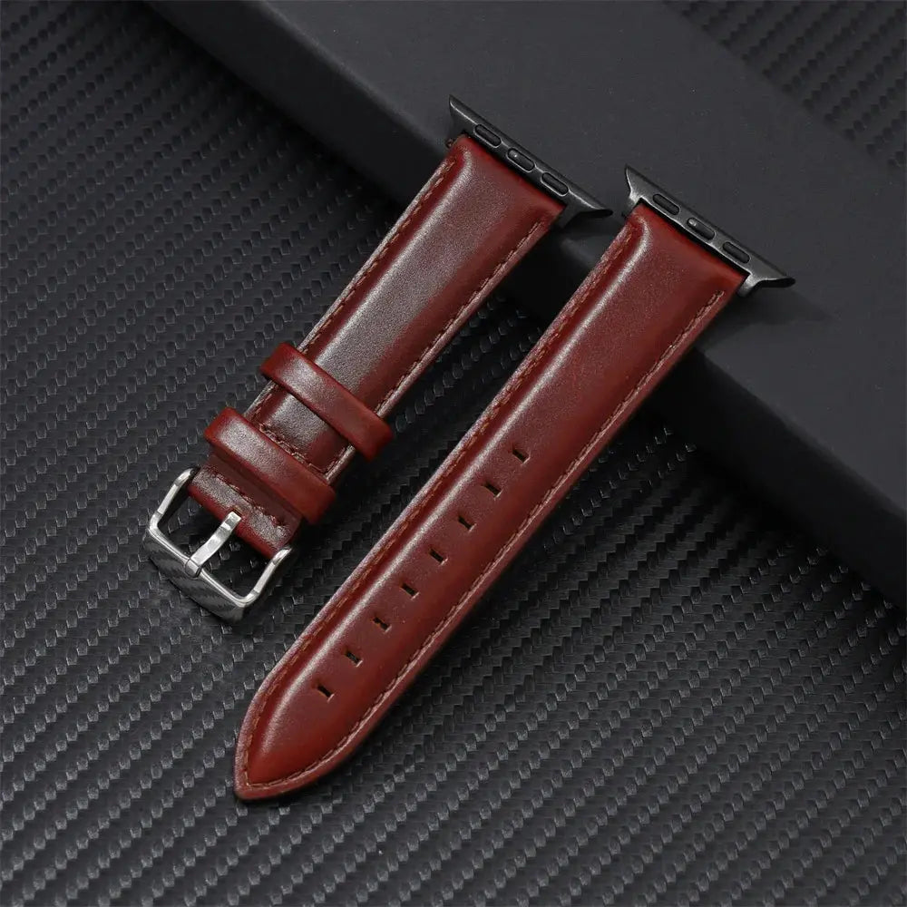 EliteLeather Genuine Calfskin Watchband for Apple Watch - Avontic