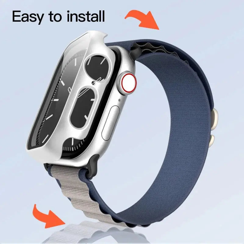 Tempered Glass+Cover For Apple Watch series 10 42mm 46mm Matte Hard PC bumper Screen Protector Case iWatch 10 42/46 Accessories Avontic