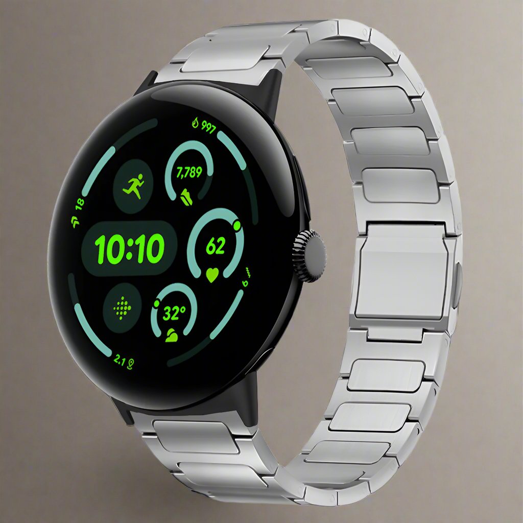 TitanLink™ Luxury Band for Google Pixel Watch 3 & 4 (45mm) – Grade 5 Titanium