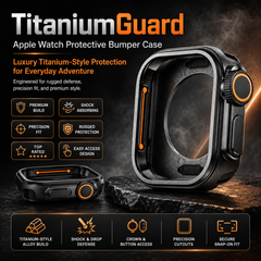 TitaniumGuard 360° Protective Case – Full Cover for Apple Watch Series 11/10 (42mm & 46mm)
