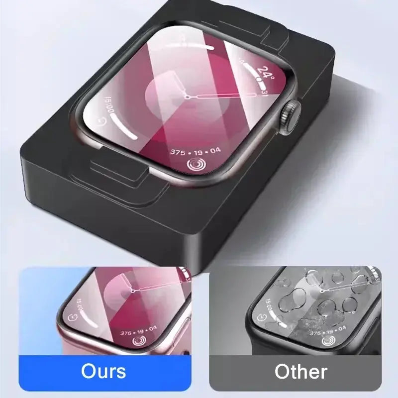 5PCS Ceramic film Install tool For Apple watch Ultra 9 8 7 49mm 45mm 41mm Screen protector For iwatch 10 6 5 46mm 44mm 40mm 42mm Avontic