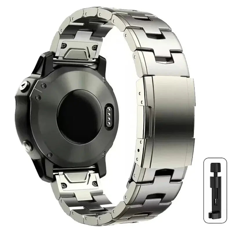 UltraTech Titanium Band for Garmin Watch 22mm 26mm