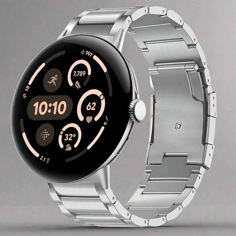Titanium Precision Band for Google Pixel Watch 5, 4 & 3 (41mm/45mm)