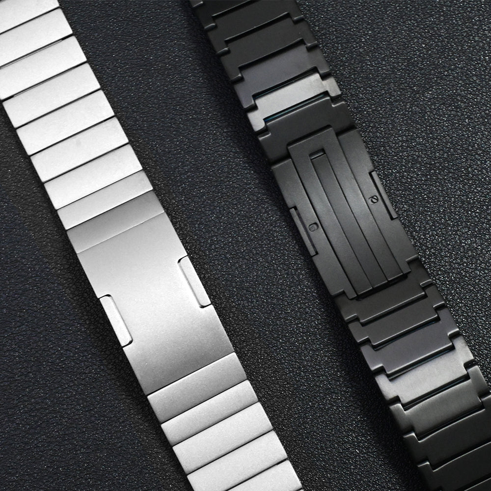 TitanLink Pro Titanium Band for Google Pixel Watch 4 & 3 – Premium Brushed Titanium Luxury Band (45mm Compatible)