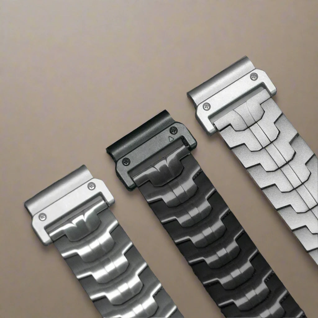 Quick Stainless Steel Strap for Garmin Watch Fenix 5/5X/5XPlus/6/6X/6XPro/7x 26mm 22mm Titanium Color Metal Band Forerunner 945 Avontic