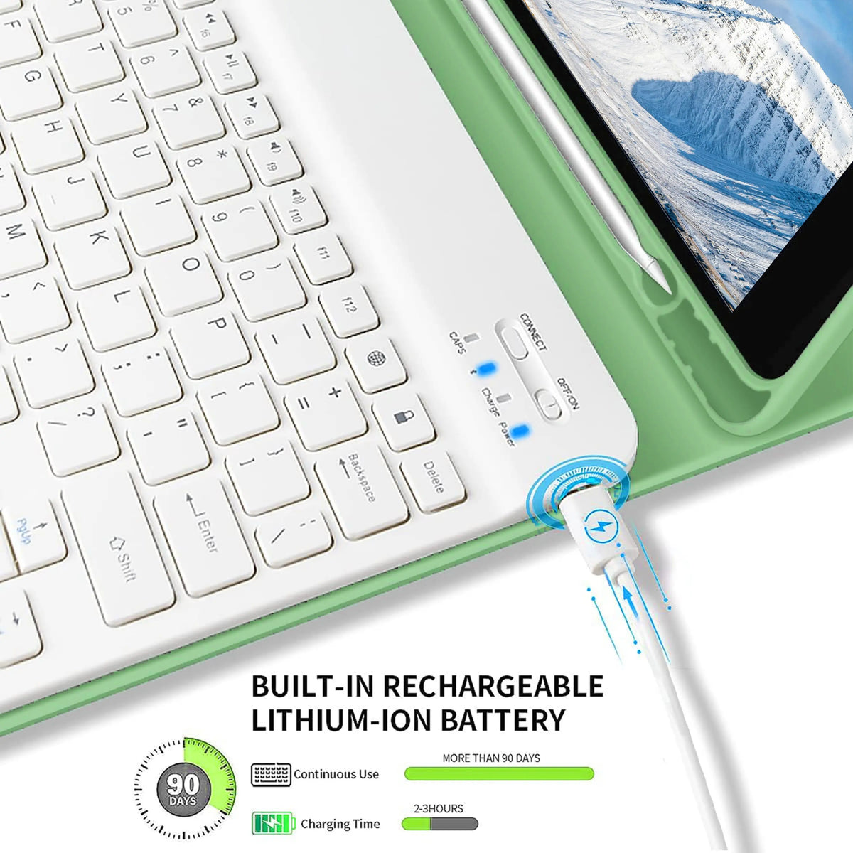 Keyboard Case for iPad Air 1/Air 2/Air 3/Air 4/Air 5 Avontic