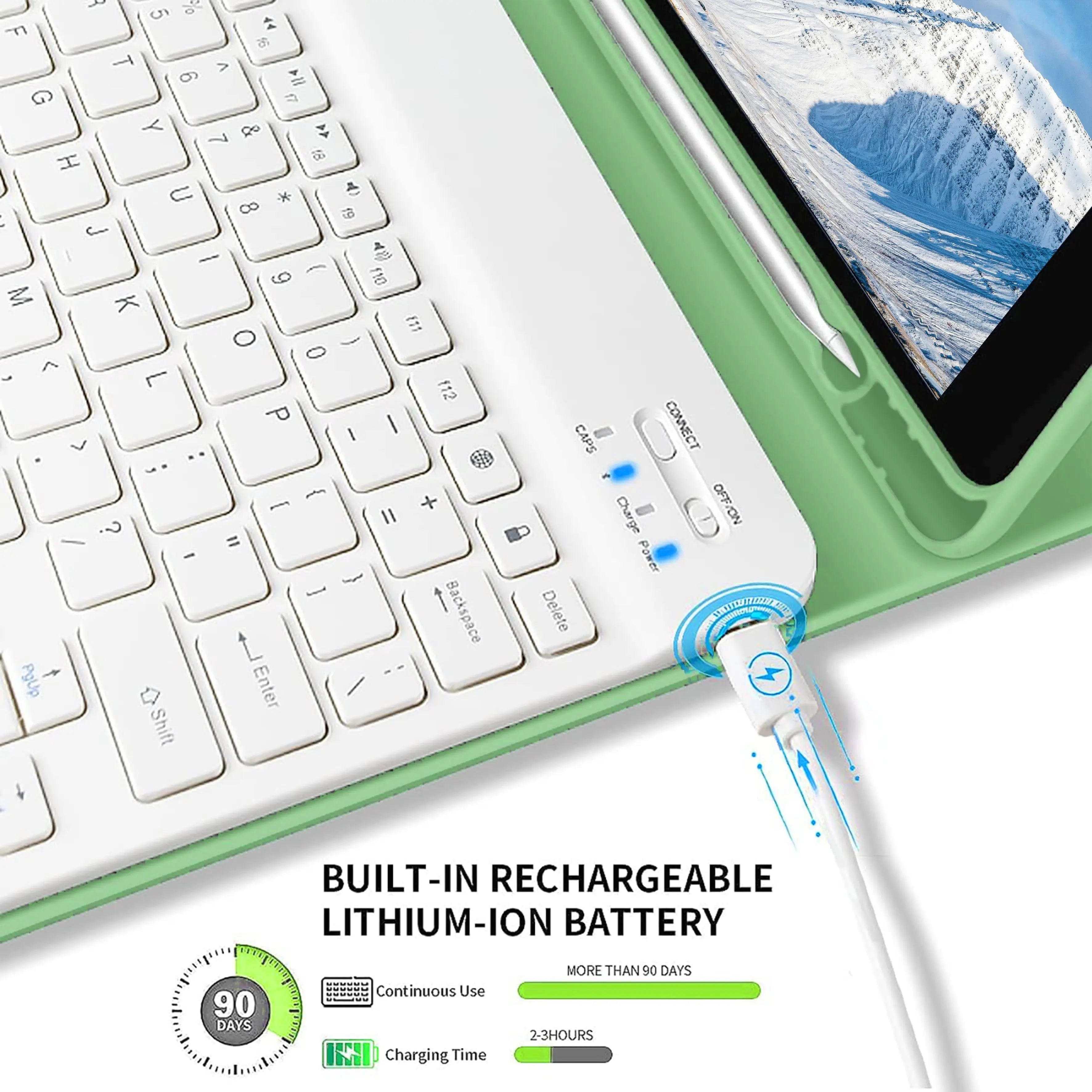 Keyboard Case for iPad Air 1/Air 2/Air 3/Air 4/Air 5 Pinnacle Luxuries