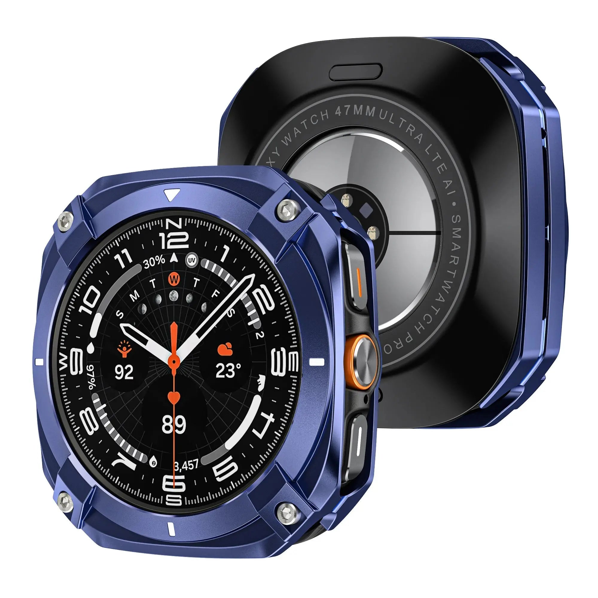 Aluminium Alloy Metal Bumper for Samsung Galaxy Ultra Watch 7 Ultra 47mm Protective Case Cover for Samsung Galaxy Watch Ultra Avontic