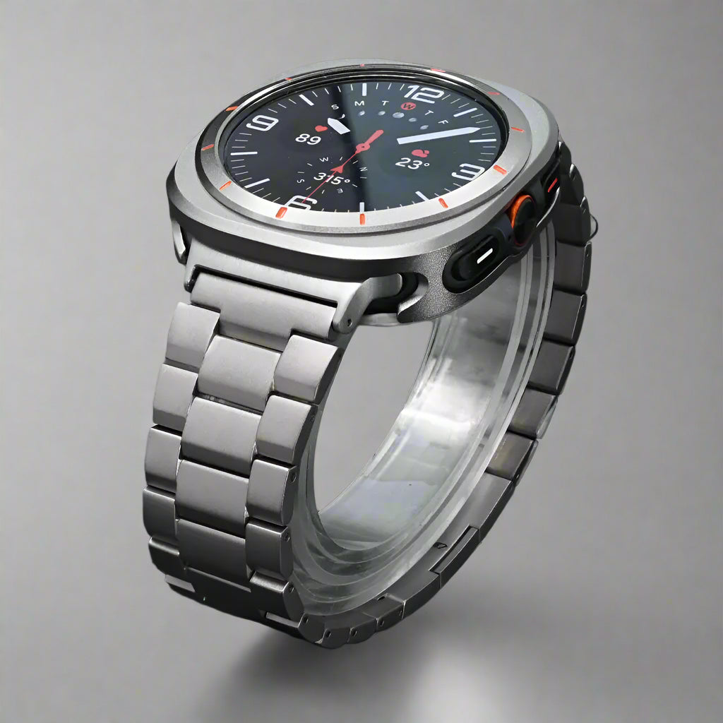 Band Accessories for Samsung Galaxy Watch8 Ultra2 Strap Titanium Wrist Link Bracelet for Galaxy Ultra 47mm Business Belt Correa Avontic