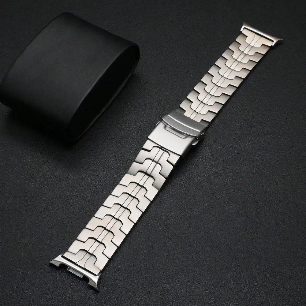 Black Gold Titanium Band for Samsung Galaxy Watch 8 Ultra2 Correa Bracelet Accessories for Samsung Watch8 Ultra 2 Loop Wristband Avontic